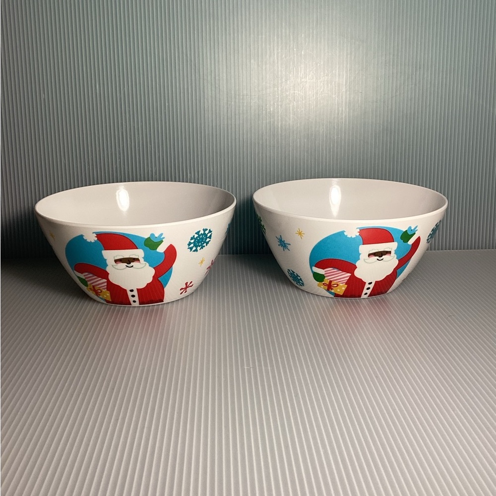 Set of 2 Santa Bowls #1